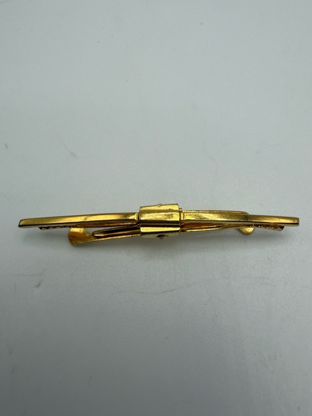 Hickok Gold Tone Tie Bar Clip USA